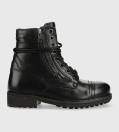 pepe-jeans-botki-czarne-skorzane-r-41