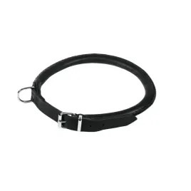 obroza-z-okraglej-skory-dla-psa-z-dlugim-wlosem-soft-czarny-38-45-cm