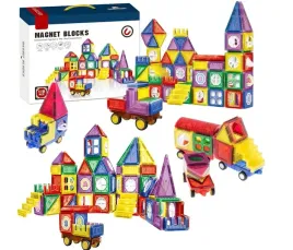 klocki-magnetyczne-3d-zamek-i-pojazdy-duzy-zestaw-110-elementow-edukacyjne