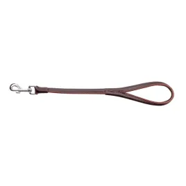 krotka-smycz-z-okraglej-skory-soft-brazowy-o12x50-cm