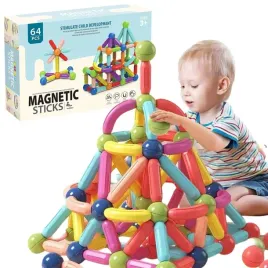 klocki-magnetyczne-64-elementy-kreatywna-zabawka-diy-magnetic-sticks
