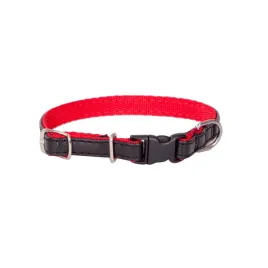 obroza-skoropodobna-z-zapieciem-klik-klak-basic-czarno-czerwony-33-49-cm