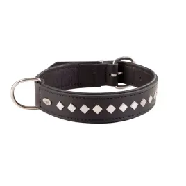 obroza-ozdobna-ze-skory-dla-psa-exclusive-czarny-58-66-cm