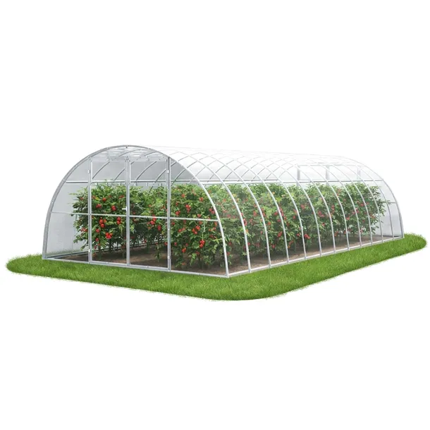 Szklarnia tunel ogrodowy poliwęglan 4x8 m 6mm mocna maxi profile 40x20