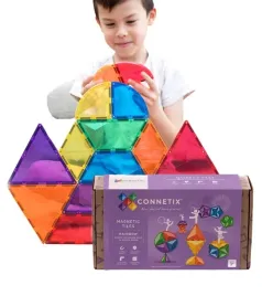 klocki-magnetyczne-rainbow-shape-expansion-pack-36-el-connetix-ksztalty