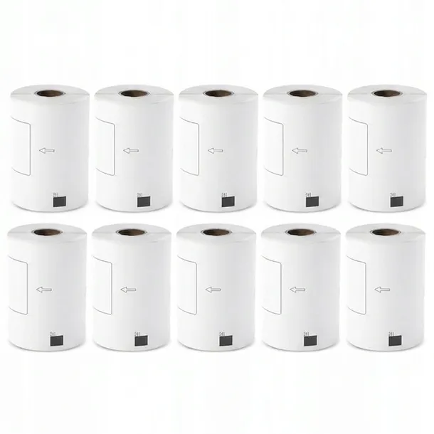10x Etykiety Specmark do Brother QL DK-11241 102mm x 152mm bez uchwytu 200s