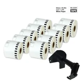 10x-tasma-specmark-do-brother-ql-dk-22205-62mm-x-3048m-wymienny-uchwyt