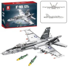 klocki-konstrukcyjne-mysliwiec-f-16-fighting-falcon-1427el-lean-toys