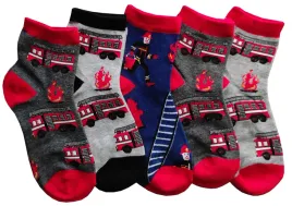 skarpetki-chlopiece-bawelna-strazak-kolorowe-zabawne-zestaw-5-par-27-30