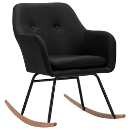fotel-bujany-czarny-miekka-tkanina-metal-poduszka-60x71x79-cm