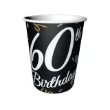 kubeczki-papierowe-60th-birthday-czarne-200ml-6-sztuk-kp-60bd