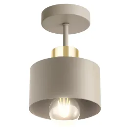 zyrandol-e27-bezowa-zlota-premium-loft-ecru-gold