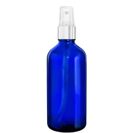 butelka-szklana-100ml-niebieska-z-atomizerem-srebrnym