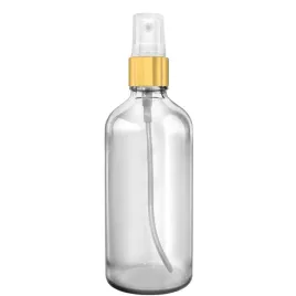 butelka-szklana-bezbarwna-100ml-z-atomizerem-zlotym