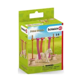 schleich-42484-11w1-zestaw-kon-figurka-kuc-szetlandzki-przeszkody-naklejki