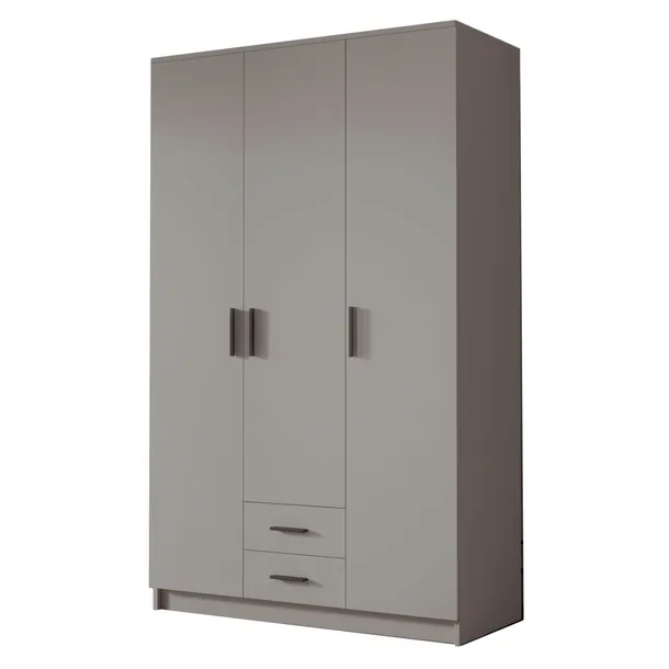 Szafa uchylna ADA I 120cm - pojemna garderoba - KASZMIR+CZARNY
