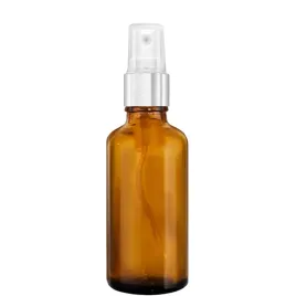 butelka-szklana-50ml-brazowa-z-atomizerem-srebrnym