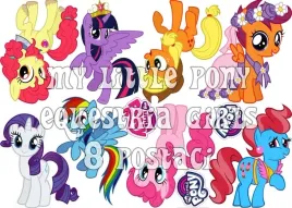 oplatek-na-bok-tortu-kucyki-pony-8-postaci
