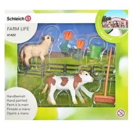 schleich-41422-6w1-krowa-owca-figurka-cielak-stajnia