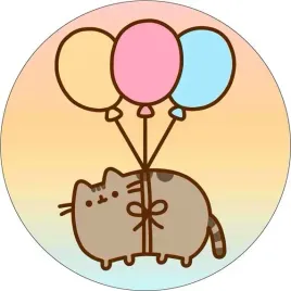 oplatek-na-tort-kot-pusheen-z-balonikami-2