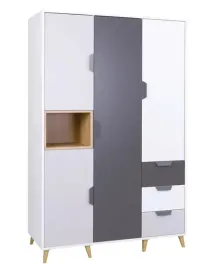 mlodziezowa-szafa-120cm-bialy-grafit-joki-1