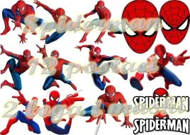 dekoracja-na-bok-tortu-spiderman-12-postaci