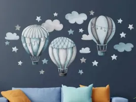 duze-naklejki-scienne-dla-dzieci-niebieskie-balony-chmurki-i-gwiazdki