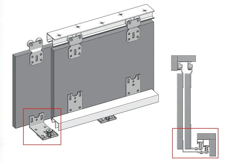 okucie-dolne-forma-b300-wozek-katownik-stan-nowy