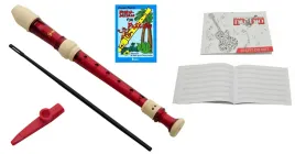 czerwony-flet-prost-plastikowy-sopranowy-hy-228-gratis