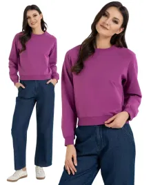 bluza-damska-dresowa-bawelniana-klasyczny-kroj-sciagacz-fioletowa-moraj-l