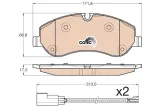 trw-klocki-hamulcowe-ford-przod-transit-22-tdci-12-stan-nowy