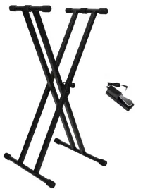 statyw-keyboard-stojak-pianino-organy-podwojny-pedal-sustain