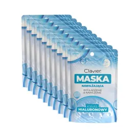 clavier-maska-w-placie-nawilzajaca-z-kwasem-hialuronowym-10-sztuk