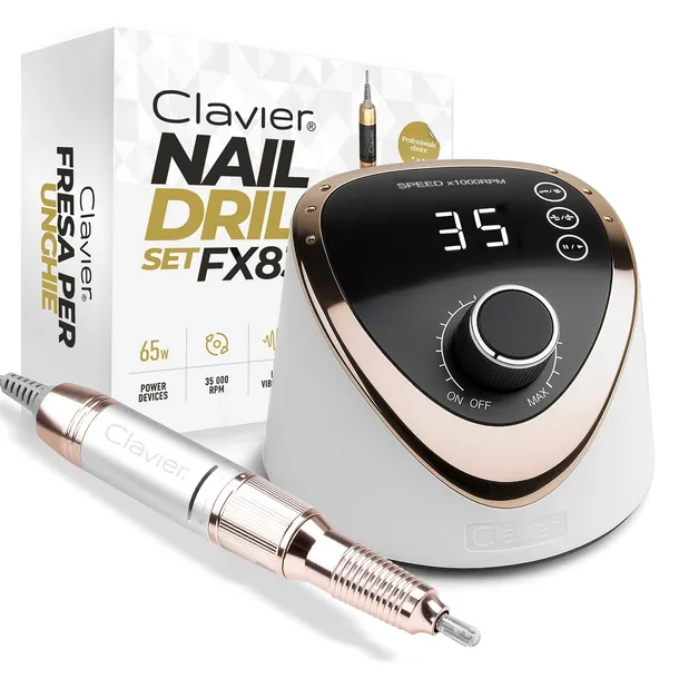 Frezarka Do Paznokci Super Mocna 65W Profesjonalna Clavier FX830 Manicure