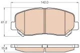 trw-klocki-hamulcowe-mazda-przod-cx-5-11-stan-nowy