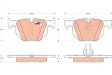 trw-klocki-hamulcowe-bmw-tyl-e60-61-03-stan-nowy