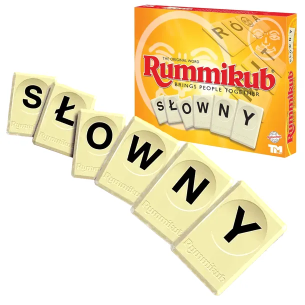 Rummikub Słowny Gra Planszowa strategiczna edukacyjna wersja słowna polska