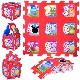 puzzle-piankowe-zwierzeta-i-cyfry-mata-dla-niemowlat-93x93cm-za3147