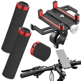 zestaw-rowerowy-uchwyt-na-telefon-kierownice-chwyty-gripy-raczki-rower