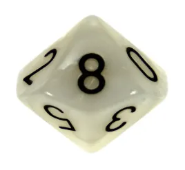 kostka-k10-biala-perla-10-scienna-kosc-rpg-mtg