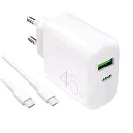 ladowarka-sieciowa-usb-c-usb-a-pd-z-kablem-usb-c-45w-biala-puro