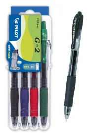 dlugopis-zelowy-pilot-g2-set-czarny-niebieski-czerwony-zielony-1652