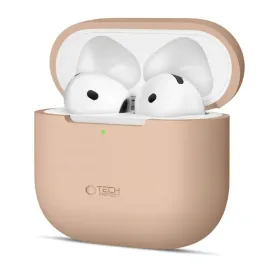 etui-ochronne-silikonowe-na-sluchawki-apple-airpods-4-bezowe-tech-protect