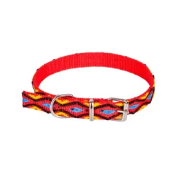 obroza-z-tasmy-dla-psa-winnetou-czerwony-23-31-cm