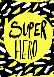 super-bohater-na-zoltym-tle-plakat-61x915-cm