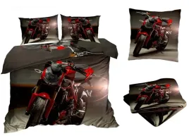 posciel-satyna-bawelniana-200x220cm-motocykl-z-przescieradlem-3d