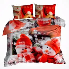 posciel-3d-bawelna-satyna-200x220cm-swiateczne-balwany