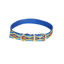 obroza-z-tasmy-dla-psa-winnetou-niebieski-32-37-cm