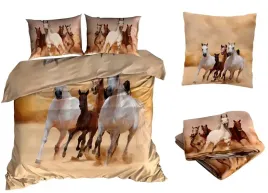 posciel-satyna-bawelniana-200x220cm-konie-araby-z-przescieradlem-3d