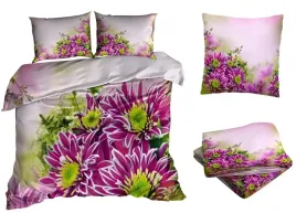 posciel-satyna-bawelniana-200x220cm-fioletowe-kwiaty-z-przescieradlem-3d